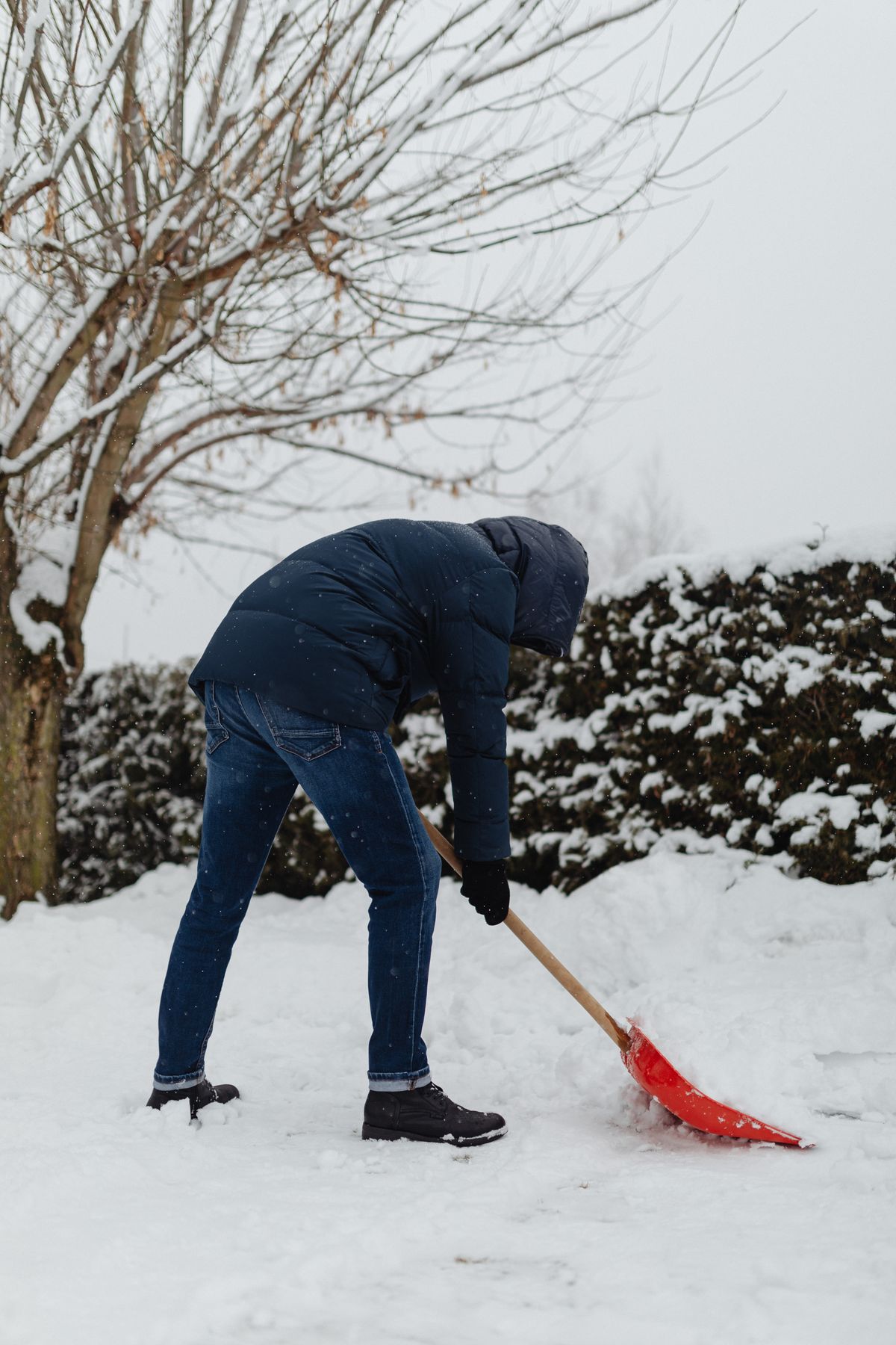 Déneigement résidentiel d'une entrée de garage